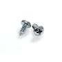 Zinc Plated Steel Sheet Metal Screw, Pan Head, Phillips Drive, #6-20, 1/4" Length (Pack of 100)