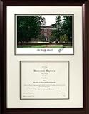 Ohio University Graduate Framed Lithograph w/ Diploma Opening