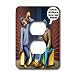Londons Times Funny Computer Cartoons - DOT DUMB COULDA BEEN CONTENDAHS - Light Switch Covers - 2 plug outlet cover