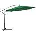 Ampelschirm gr�n 3,50m Sonnenschirm Gartenschirm