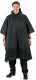 G.I. Plus Black Rip-Stop Nylon Poncho