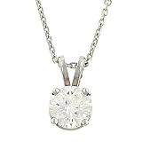 1.02ct Round Solitaire Basket Mounting on Chain