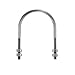 (2 Count) Stainless Steel Round Bend Long Tangent U-Bolts With 4 Nuts LT14SS 3/4-Inch x 10-7/8-Inch x 13-3/8-Inch, Made in the U.S.A. by Chicago Hardware # 51770 6