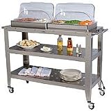 Broil King WBC-5RT Grand Size Buffet Carts with Roll-Top Lids