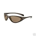 Nike Interchange Round Sunglasses, EA0002-206, Fade El Dorado Brown Frame/ Brown + Orange Lenses