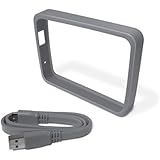 WD Grip Pack for My Passport Ultra 2TB with USB 3.0 Cable, Smoke (WDBFMT0000NSL-NASN)