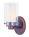 Livex Lighting 1541-70 Vintage Bronze Manhattan 1 Light 60 Watt 5