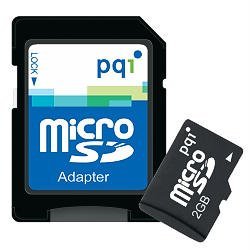 Cover image : PQI microSDカード2GBminiSD・SDアダプター付永久保証