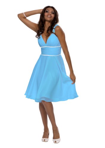 Astrapahl, Bezauberndes Cocktailkleid, knielang, Farbe hellblau, Gr.36