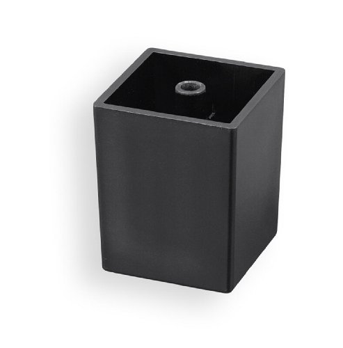 4-er Set Möbelfuß, Polsterfuß, Sockellfuß, Kunststoff schwarz