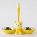 A di Alessi Tigrito Cat Bowl, Yellow