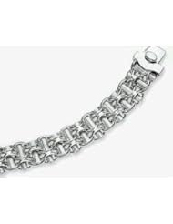 12mm 14k Fancy Hollow Bracelet 7.25"