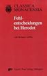 Fehlentscheidungen bei Herodot