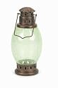 Achla CRL-01CE Crackle Glass Garden Lantern - Celery