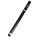 iKross Stainless Steel Capacitive Stylus with Ball Pen (Black) for iPad 2, new iPad, Kindle Fire, iPhone 4S 4 3GS, iPod Touch, Motorola Xoom, Xyboard, Droid, Samsung Galaxy, Asus Eee Pad Transformer, Acer Iconia, ViewSonic gTablet, Toshiba Thrive, Superpad, HP Touchpad, Blackberry Playbook & Other tablets - Retail Packaging