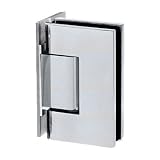 3802060 - CRL Chrome Anaheim Glass-to-Wall w/Offset Back Plate Shower Door Hinge