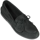 Minnetonka Men's Moosehide Classic XL Black Moose