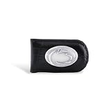 Penn State Leather Croco Black Magnetic Money Clip