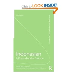 Indonesian: A Comprehensive Grammar (Comprehensive Grammars)