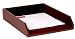 Chocolate Brown Leather Legal Letter Tray
