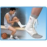 Core 6310 Lace-Up Ankle Support White - Core Products # 6310 - Small