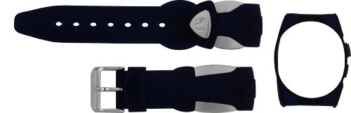 TechnoMarine 9550 Squale 20-mm Black Gel Strap with buckle