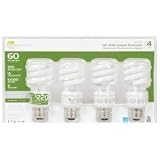 DDI Ecosmart 4 Pk 14 Watt (60 W) Soft White CFL Bulbs