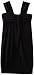 Paperdoll Girls 7-16 Draped Ity Dress, Black, 8
