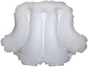 Spa Sister Luxury Inflatable Terrry Bath Pillow White