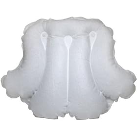 Spa Sister Luxury Inflatable Terrry Bath Pillow Bath Pillows
by Body Back Company