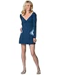 Gypsy 05 Dress - Victorian Garment Dye Abstract in Star Gaze Blue