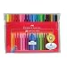 Faber-Castell 20ct GRIP Washable Marker Pens w/ Wallet