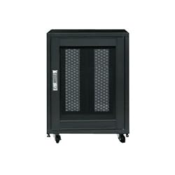I-Star WN158 - Rack - black, RAL 9011 - 15U - 19"