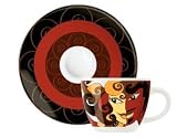 31aSZh2lHHL. SL160  Espresso Coffee Mug and Saucer Set, My Little Darling, Half Faced, Coffee Mug Set in Gift Box