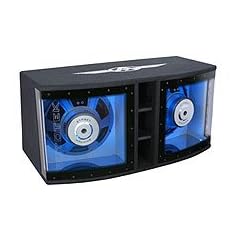 AUTOTEK A-700BP Doppel-Bandpass-Subwoofer Kiste 2x30cm Bass
