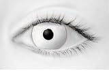 All White Fashion Contact Lenses..FREE Lens Storage Case