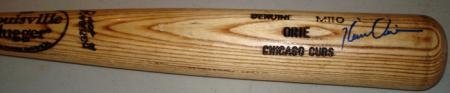 Kevin Orie Autographed/Hand Signed Game Used Baseball Bat (Chicago Cubs)