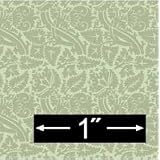 Buy 1:24 Arts & Crafts Style Tanglewood Dollhouse Wallpaper by Dollhouse Wallpaper