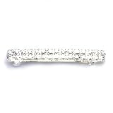 Caravan Automatic Barrette Decorated With Crystal Clear Rhinestone In Classic And Fashionable Styles