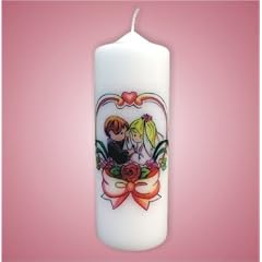 Hochzeitskerze Er + Sie 200x70 mm