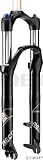 RockShox Recon Silver Suspension Fork Solo Air TK 26" 100mm Black 1-1/8" PopLoc Remote