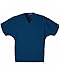 Cherokee Men and Women Scrub Top Tuckable V-Neck with Chest Pocket Plus Size 4777, 2XL, Navy