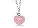 Diabetes Pink Enamel Heart