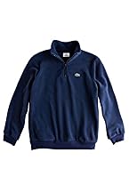 Boy's Long Sleeve Half Zip Mock Neck Polar Fleece Sweatshirt
