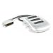 Ex-Pro Premium Silver 3 Way Scart Splitter, Shielded cable, stress reliefs. 21 Pin Fully screened Gold connections. 2 Year Ex-Pro warranty.