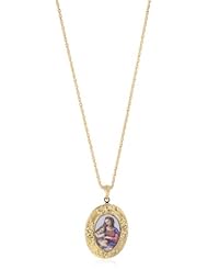 The Vatican Library Collection Mother and Child Floral Locket