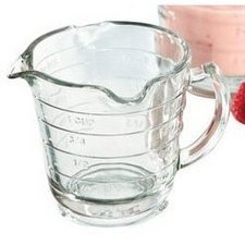 Anchor Hocking 8 Ounce Triple Pour Embossed Measuring Cup