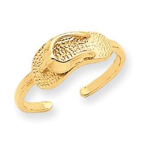14k Sandal Toe Ring by 