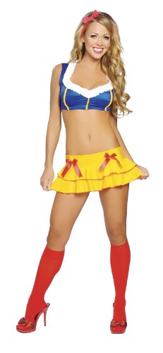 Sexy Snow White Midriff-Baring Costume Adult Size
