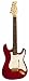 Arbor AS300 Quilted Maple Top Electric Guitar, Transparent Red